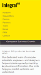 Mobile Screenshot of integralgis.com